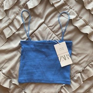 Zara Ribbed Crop Top